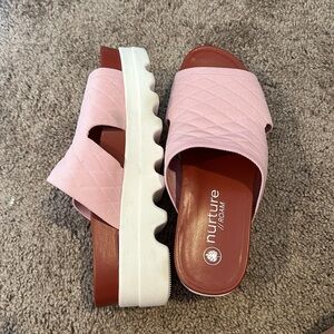 Pink Platform Sandals
